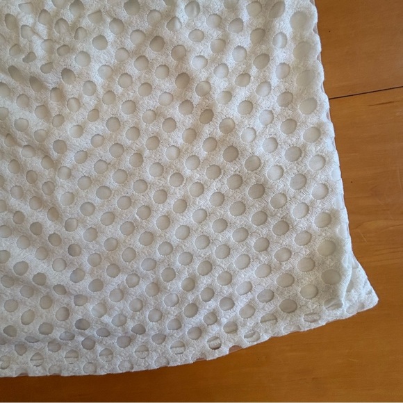 Anthropologie Sunday in Brooklyn L Ivory White Lace Tank Top Blouse - Picture 4 of 10